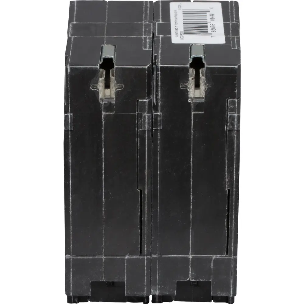 (1) 2P 15A, (1) 2P 30A, 120/240 VAC BQ Tandem Plug-In Circuit Breaker