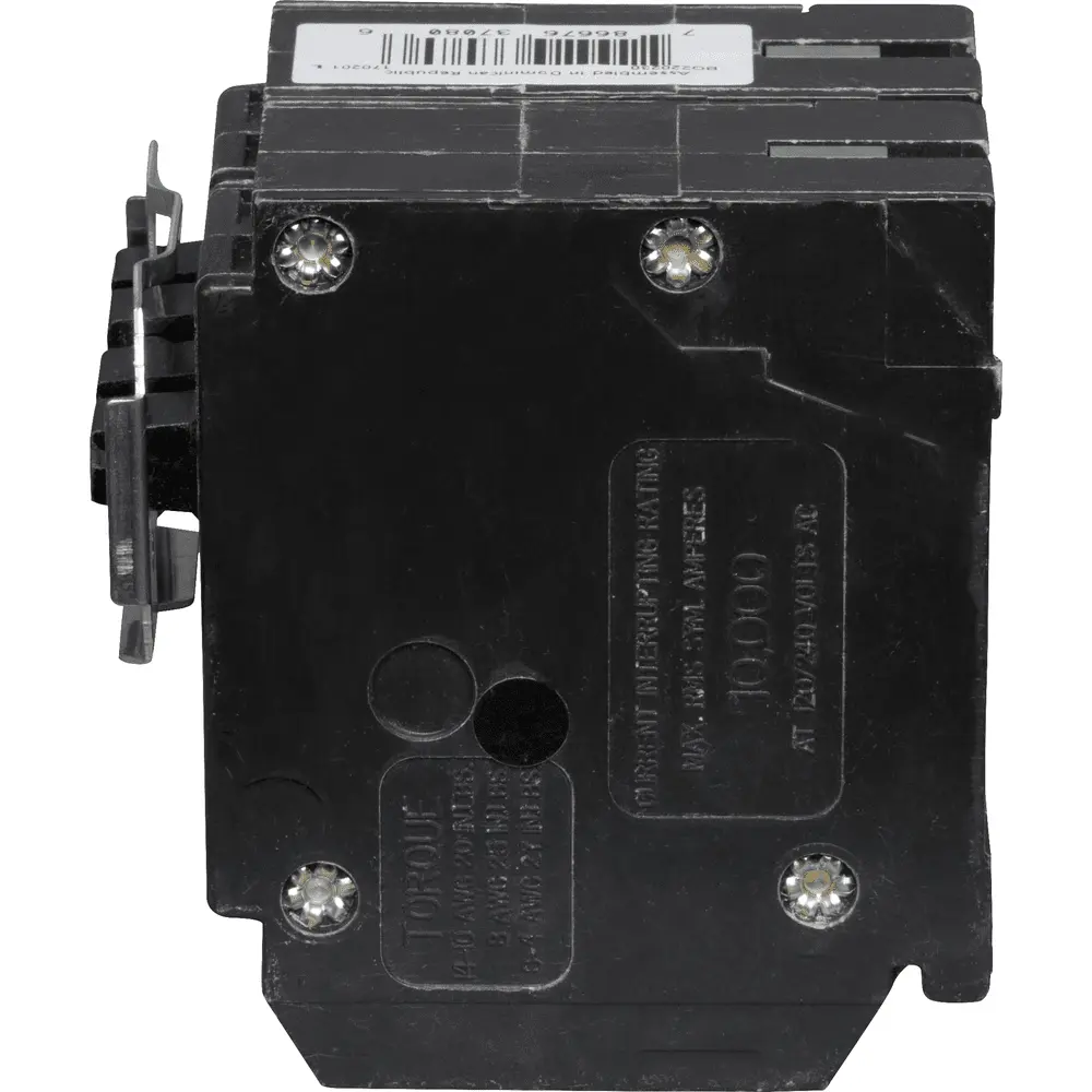 (1) 2P 20A, (1) 2P 30A, 120/240 VAC BQ Tandem Plug-In Circuit Breaker 3 (1) 2P 20A, (1) 2P 30A, 120/240 VAC BQ Tandem Plug-In Circuit Breaker
