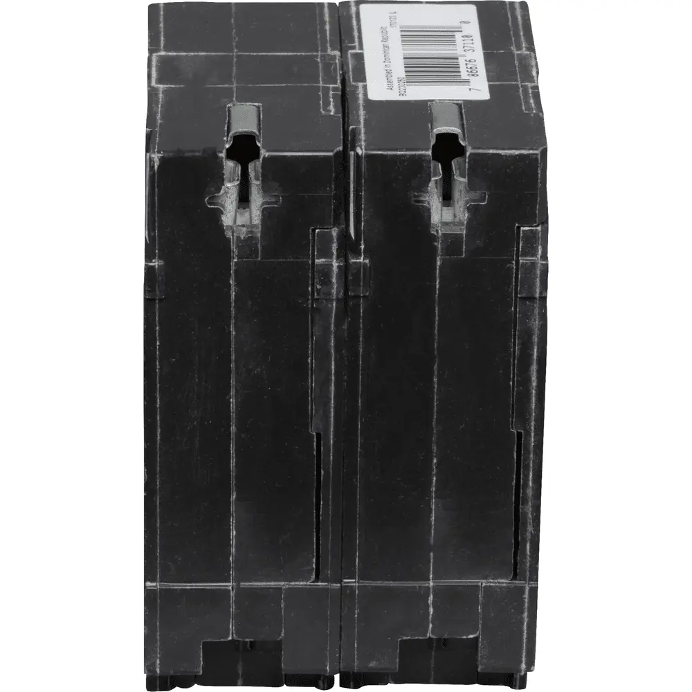 (1) 2P 30 A, (1) 2P 50 A, 120/240 VAC BQ Tandem Plug-In Circuit Breaker