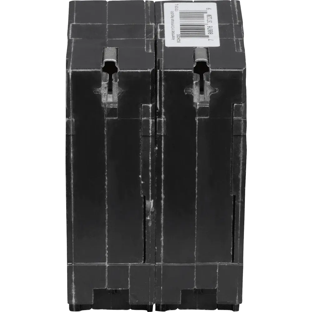 (1) 2P 40 A, (1) 2P 50 A, 120/240 VAC BQ Tandem Plug-In Circuit Breaker