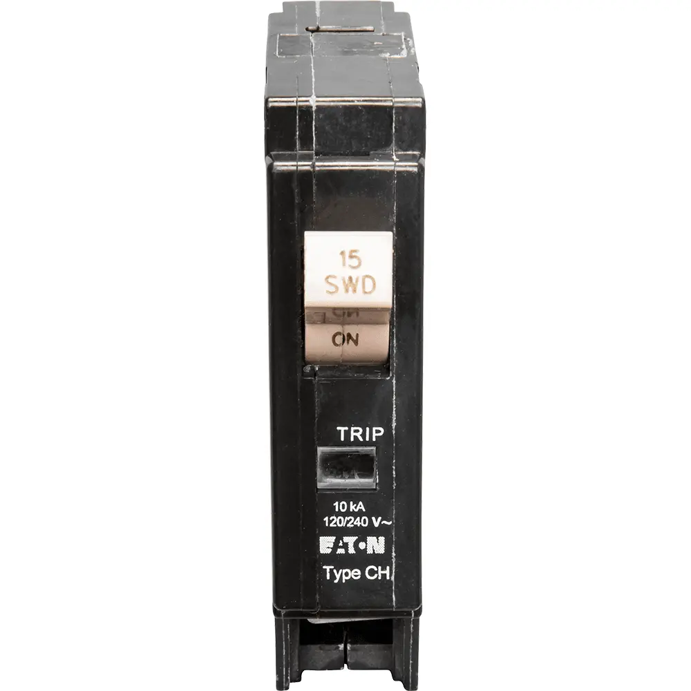 15 A Single-Pole 120/240 VAC CHF Plug-In Circuit Breaker