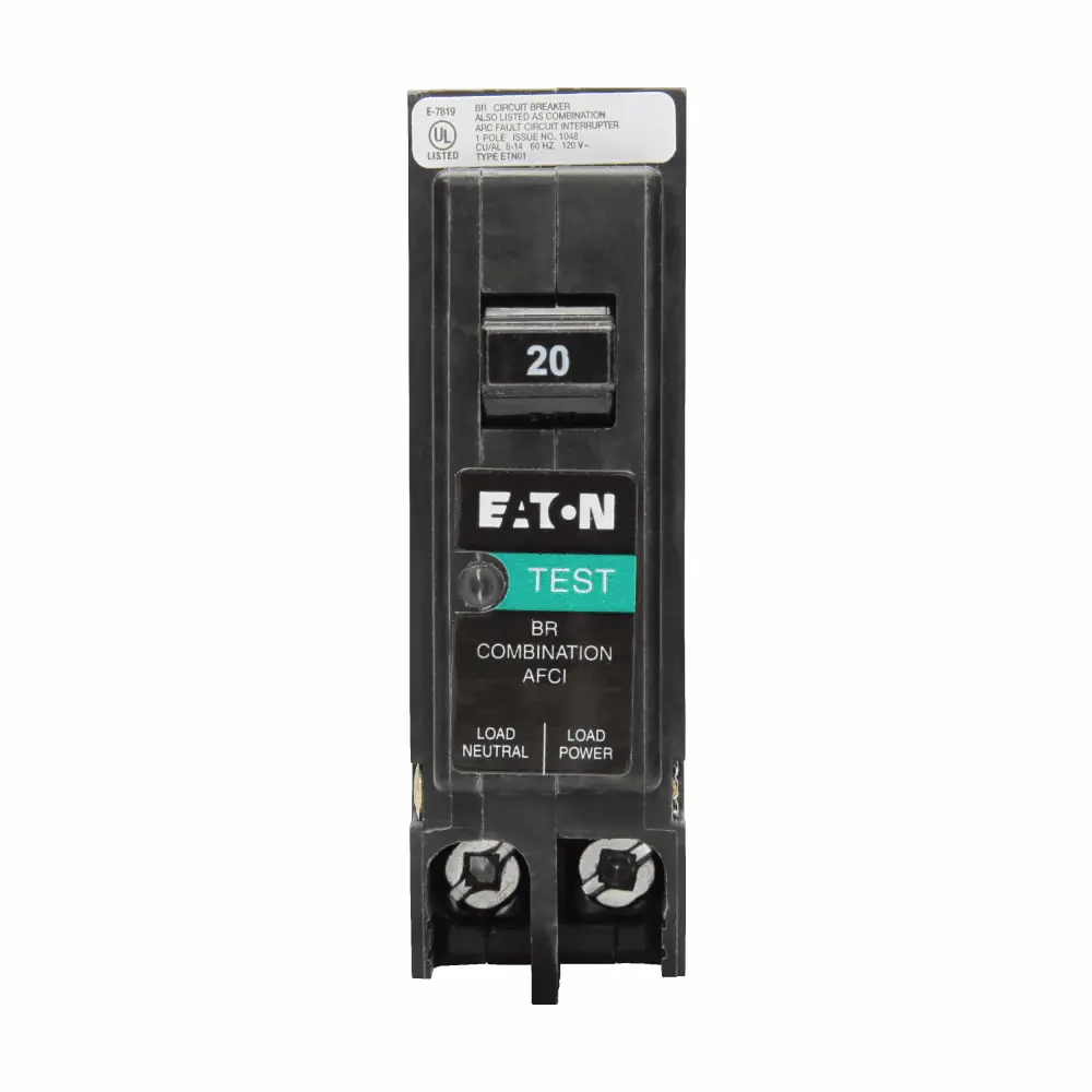 15 A Single-Pole 120 VAC BR AFCI Combination Plug-In Circuit Breaker 1 15 A Single-Pole 120 VAC BR AFCI Combination Plug-In Circuit Breaker