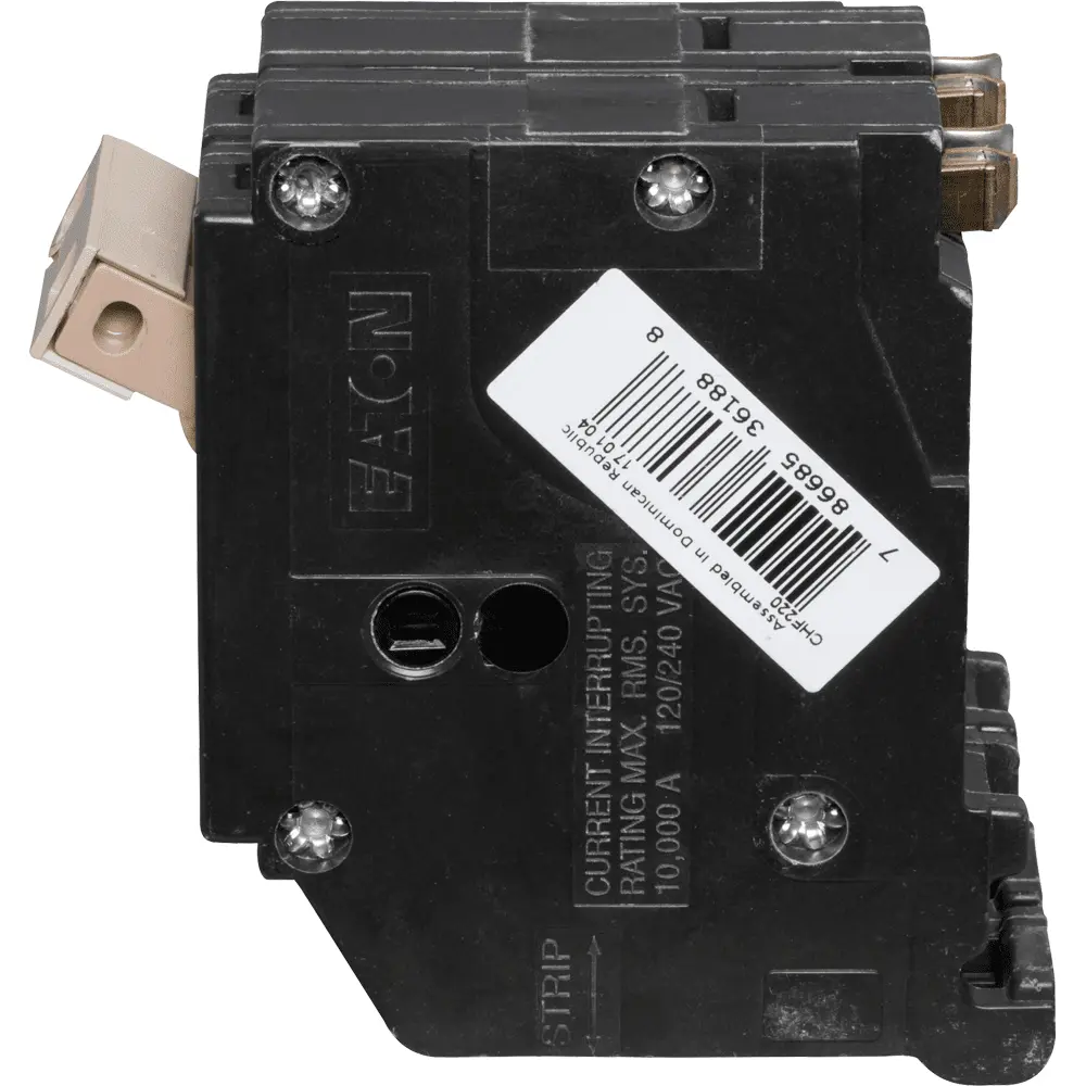 20 A 2-Pole 120/240 VAC CHF Plug-In Circuit Breaker 3 20 A 2-Pole 120/240 VAC CHF Plug-In Circuit Breaker