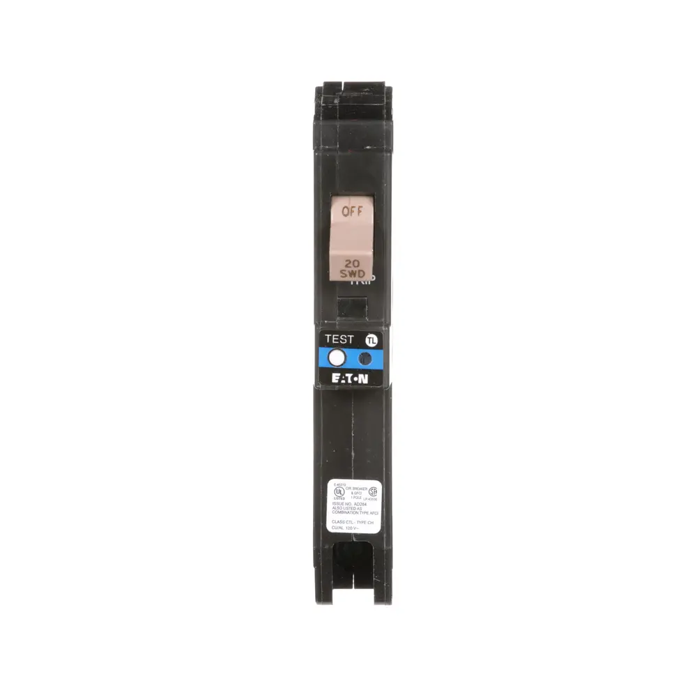 20 A Single-Pole 120/240 VAC CH Dual Function AFCI/GFCI Circuit Breaker