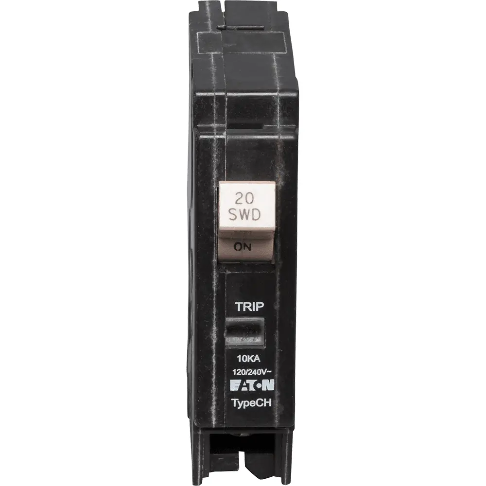 20 A Single-Pole 120/240 VAC CHF Plug-In Circuit Breaker