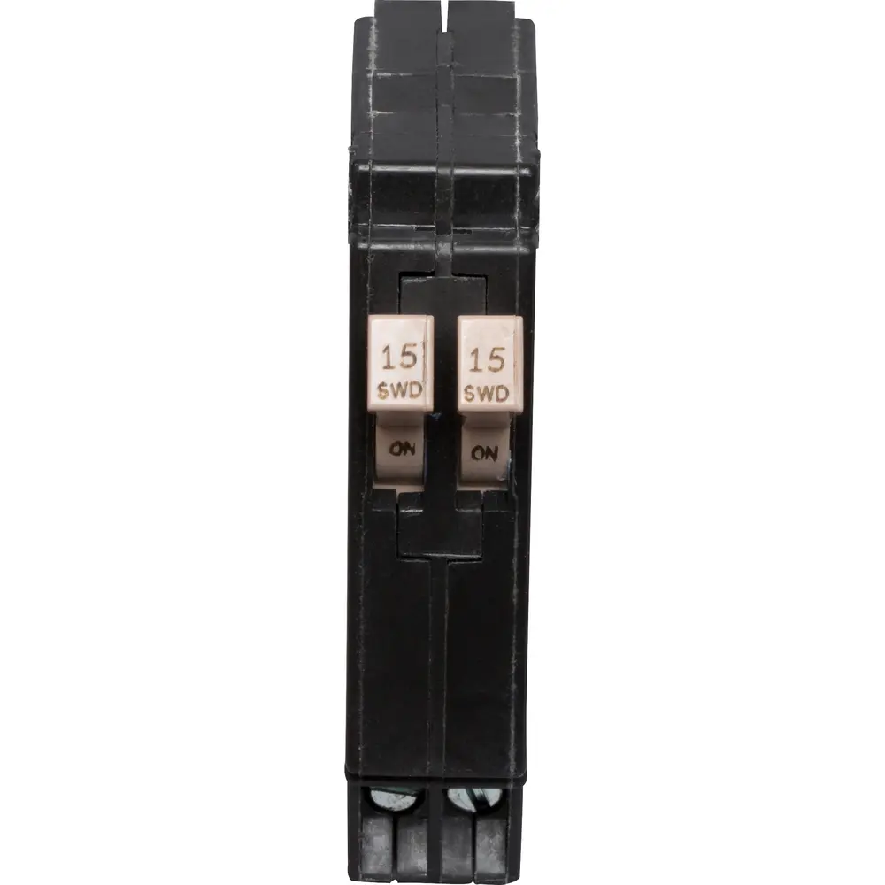 (2) 1P 15 A, 120/240 VAC CHT Tandem Plug-In Circuit Breaker