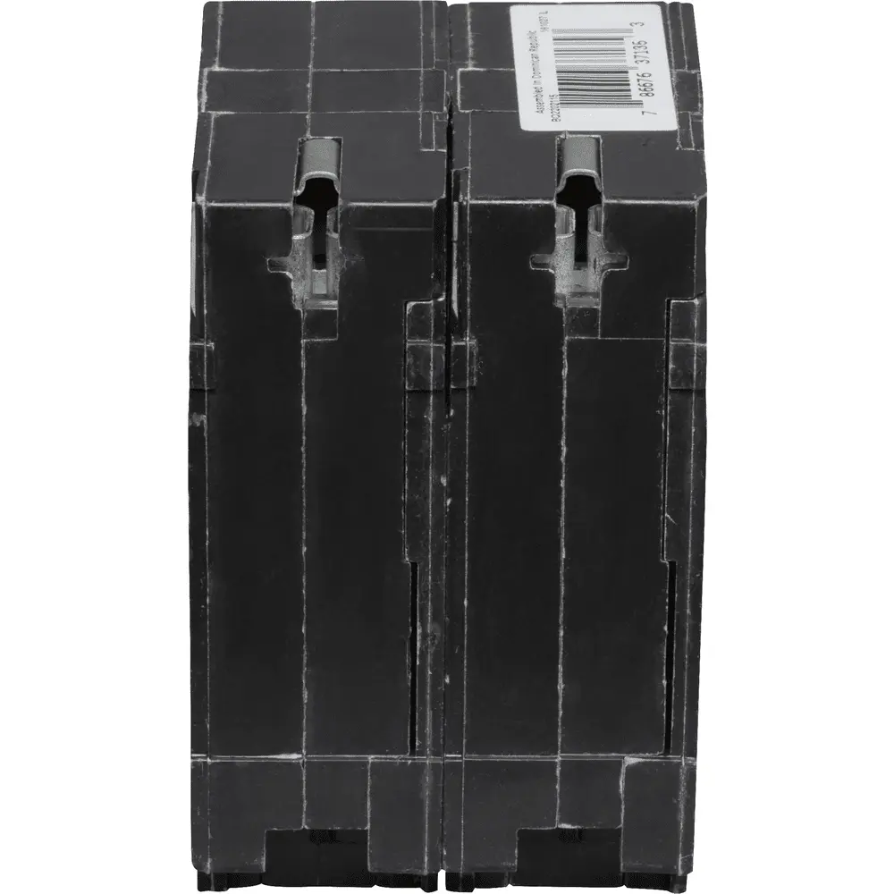 (2) 1P 15 A, (1) 2P 20A, 120/240 VAC BQ Tandem Plug-In Circuit Breaker