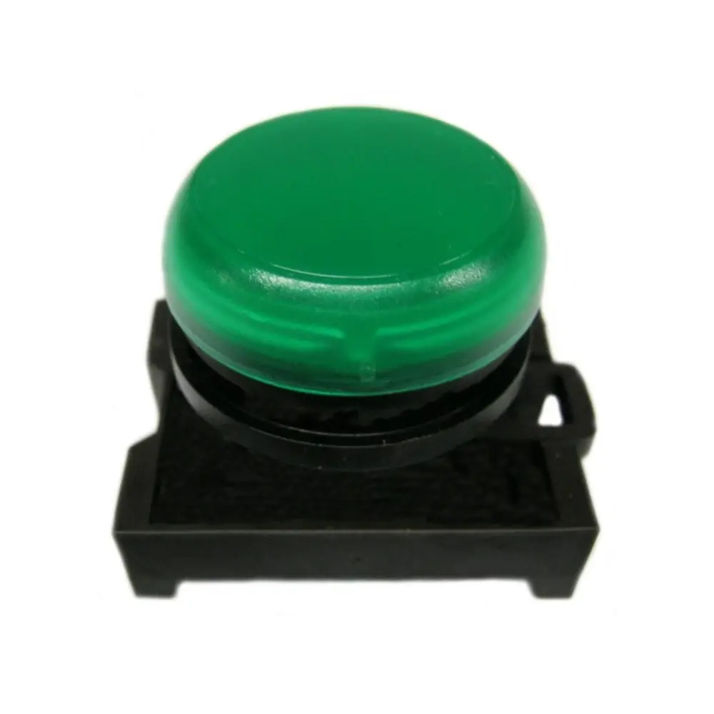 22.5mm M22 Modular Pushbutton, Indicating Light Operator, Illuminated, Green, NEMA 4X, 13