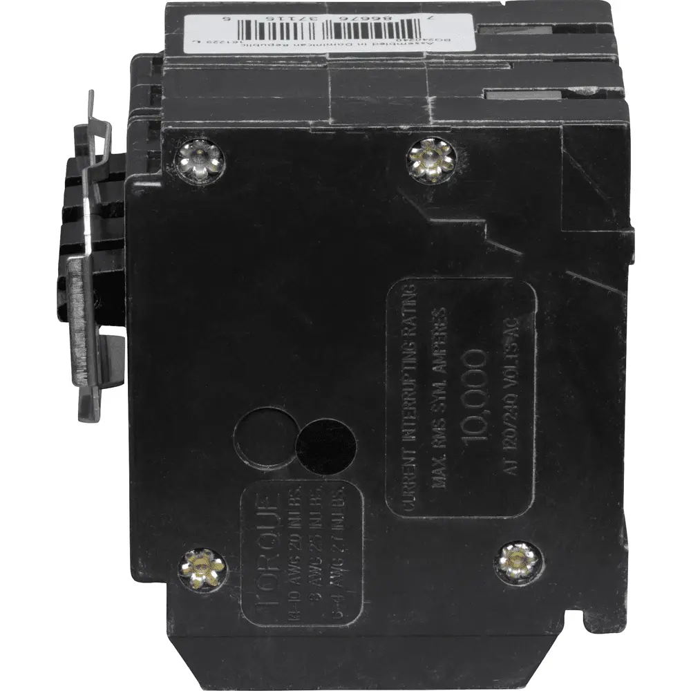 (2) 2P 40 A, 120/240 VAC BQ Tandem Plug-In Circuit Breaker