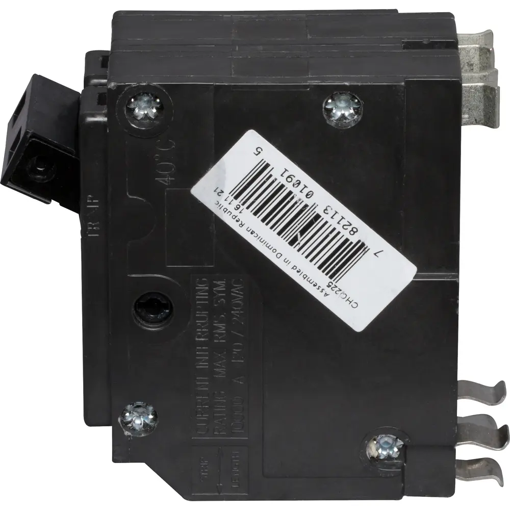 25 A 2-Pole 120/240 VAC CHQ Plug-In Circuit Breaker