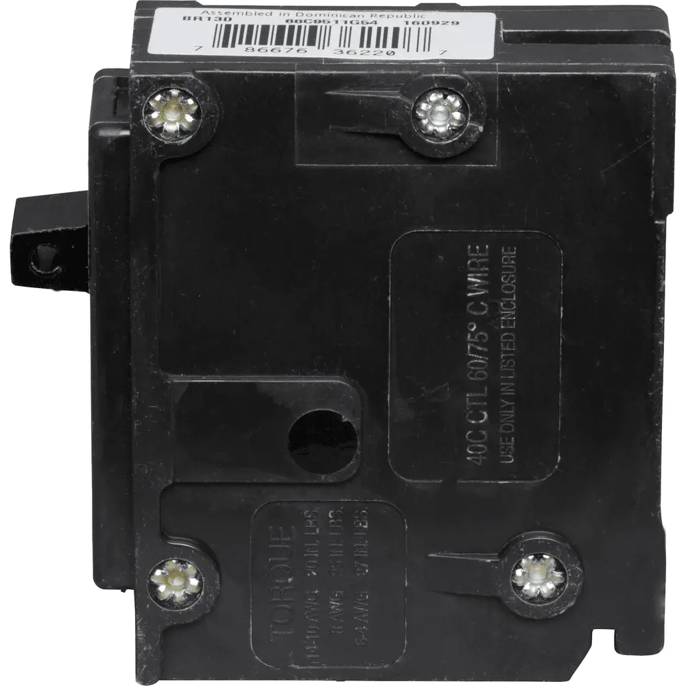 30 A Single-Pole 120/240 VAC BR Plug-In Circuit Breaker 3 30 A Single-Pole 120/240 VAC BR Plug-In Circuit Breaker
