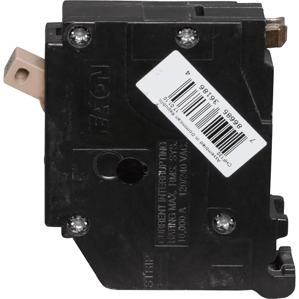 30 A Single-Pole 120/240 VAC CHF Plug-In Circuit Breaker 3 30 A Single-Pole 120/240 VAC CHF Plug-In Circuit Breaker