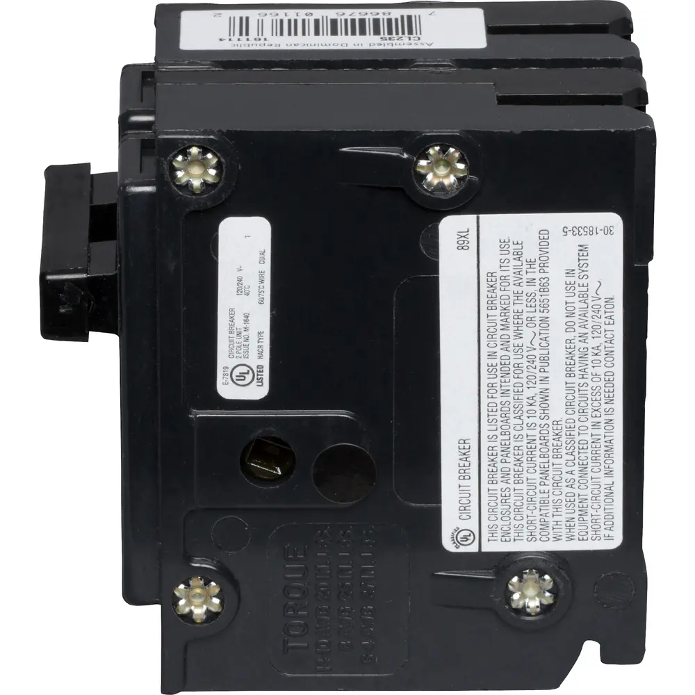 35 A 2-Pole 120/240 VAC CL Plug-In Circuit Breaker