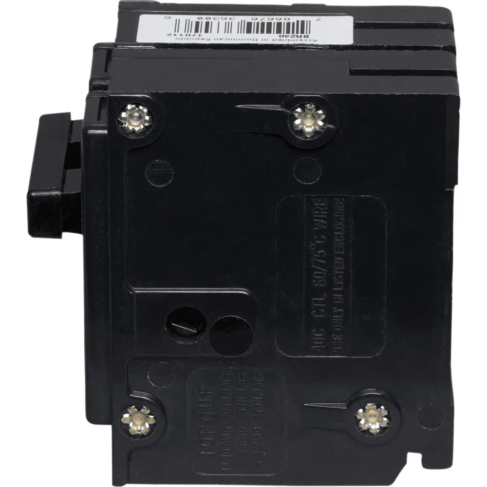 40 A 2-Pole 120/240 VAC BR Plug-In Circuit Breaker 3 40 A 2-Pole 120/240 VAC BR Plug-In Circuit Breaker