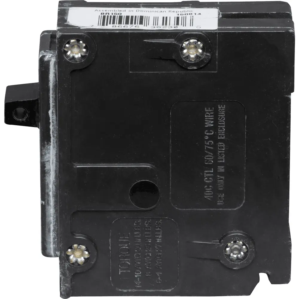 50 A Single-Pole 120/240 VAC BR Plug-In Circuit Breaker