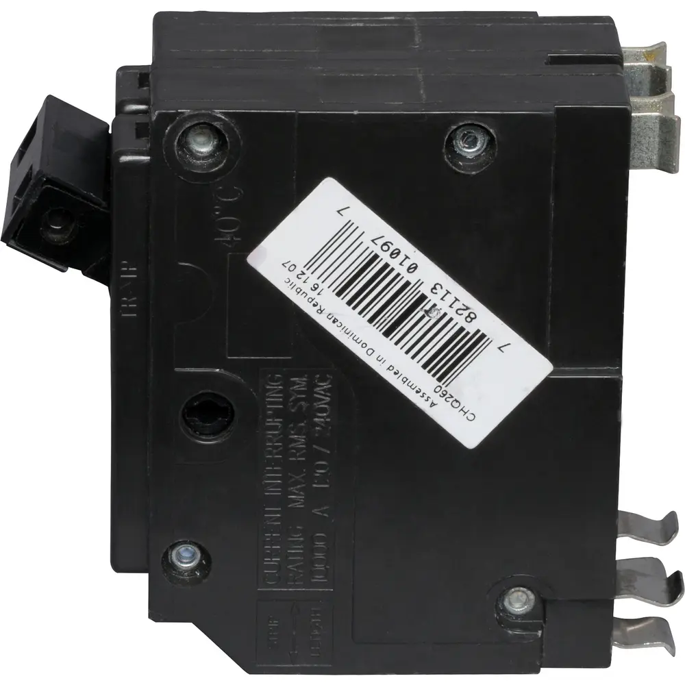 60 A 2-Pole 120/240 VAC CHQ Plug-In Circuit Breaker