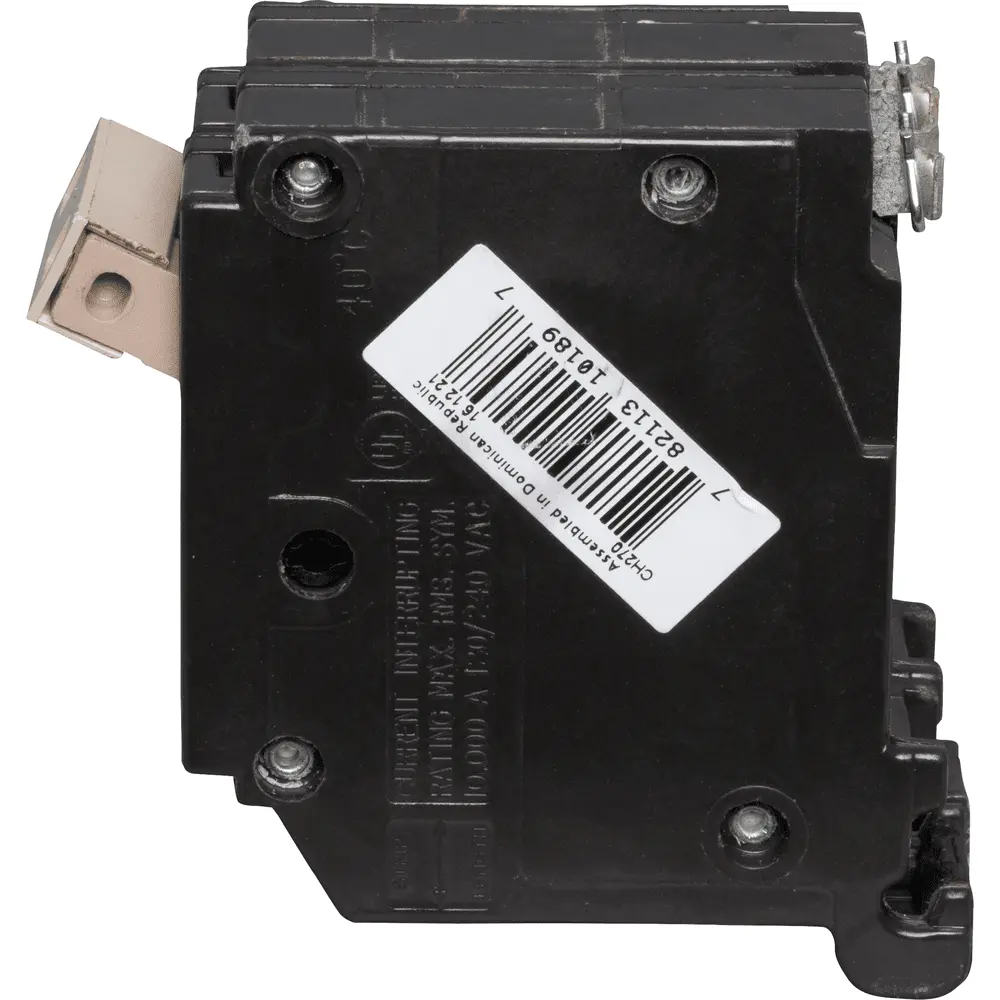 70 A 2-Pole 120/240 VAC CH Plug-In Circuit Breaker