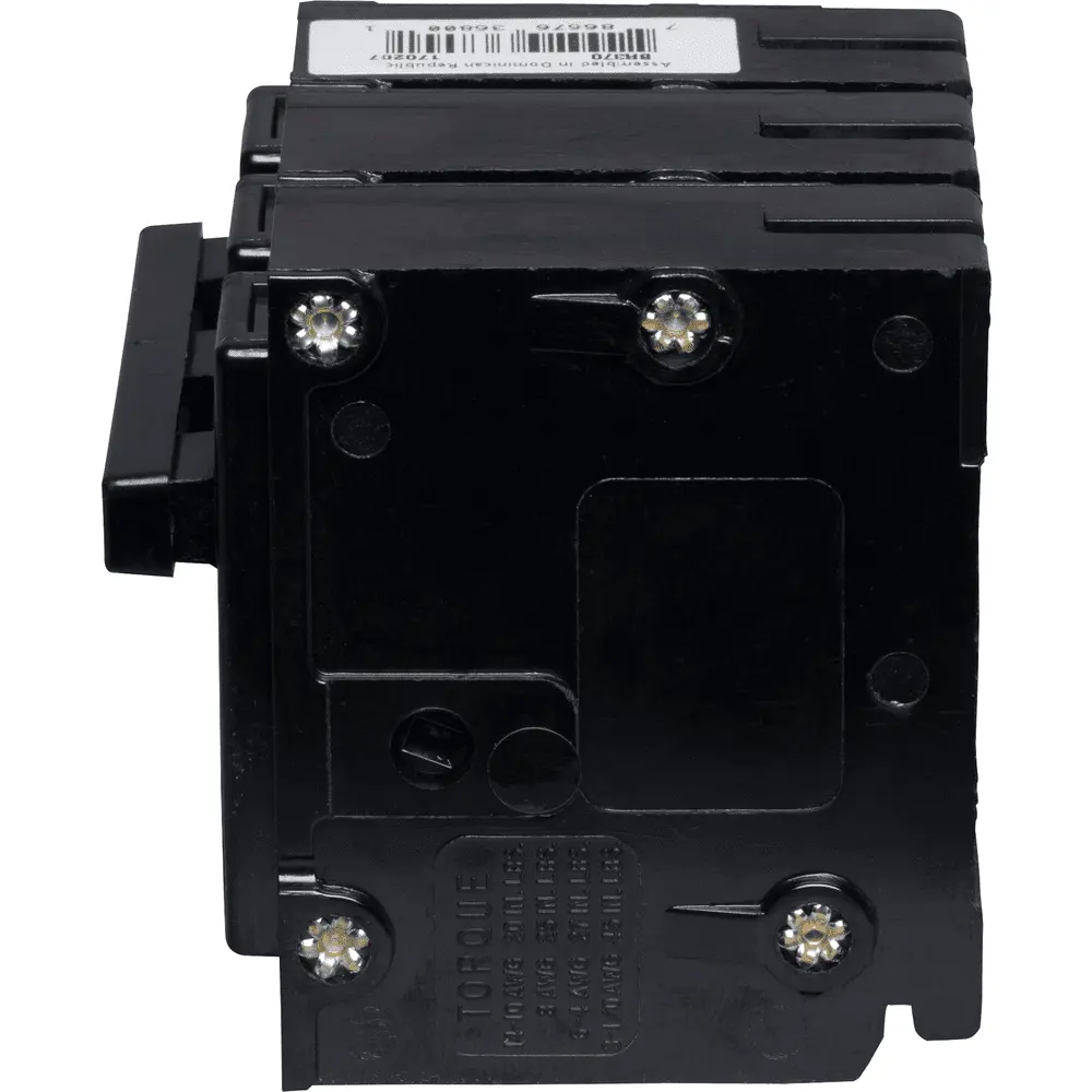 70 A 3-Pole 240 VAC BR Plug-In Circuit Breaker 3 70 A 3-Pole 240 VAC BR Plug-In Circuit Breaker