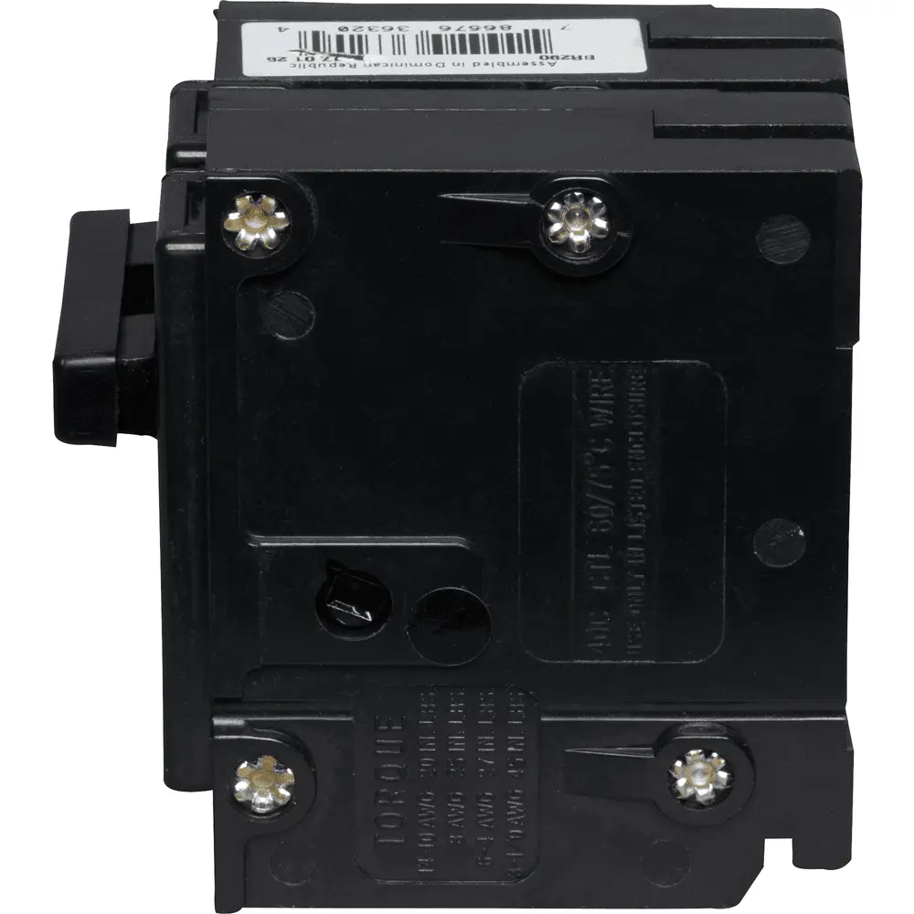90 A 2-Pole 120/240 VAC BR Plug-In Circuit Breaker