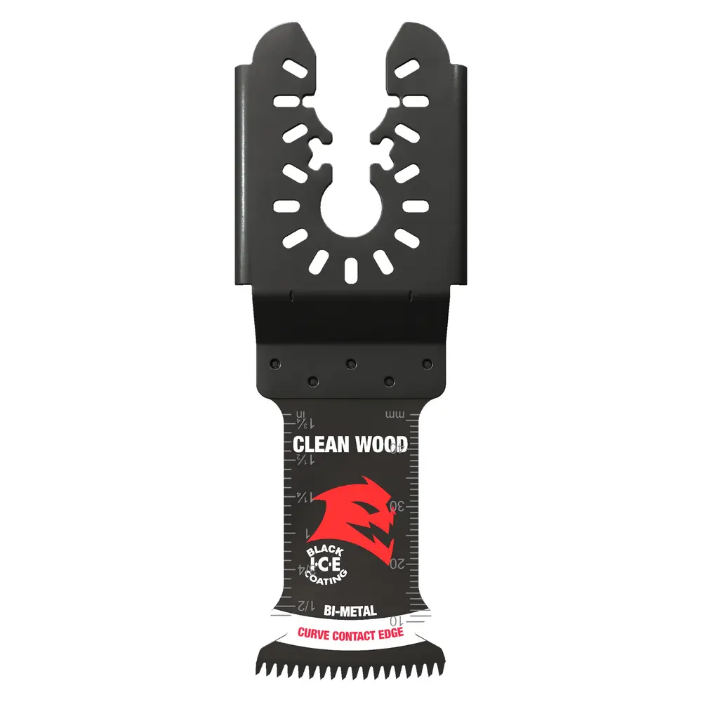 1-1/4" Demo Demon™ Universal Fit Bi-Metal Oscillating Blade, Clean Wood