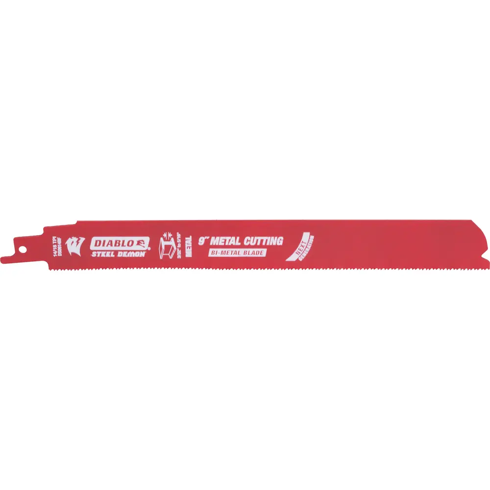 9" 14/18TPI Bi-Metal Reciprocating Saw Blade for Medium Metal