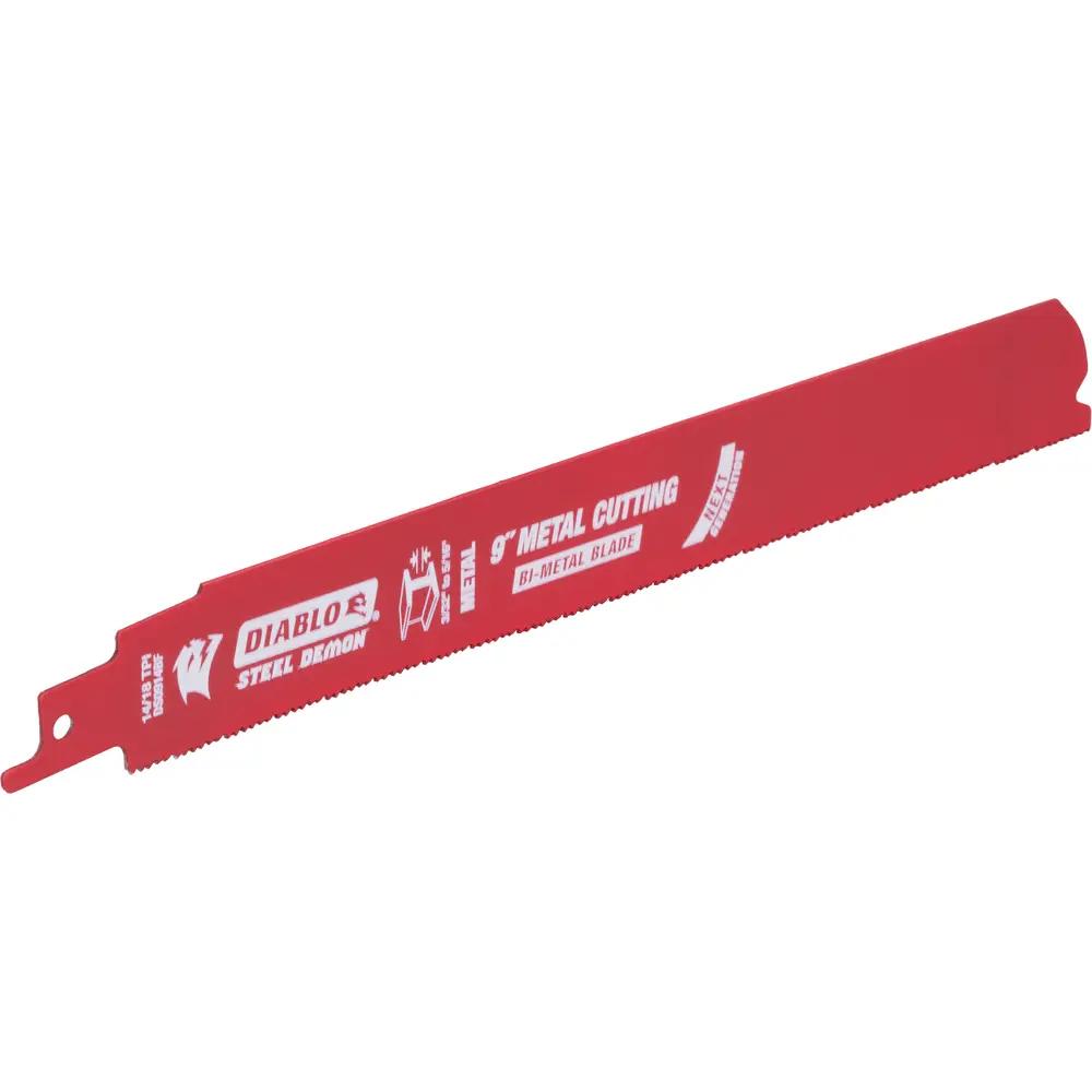 9" 14/18TPI Bi-Metal Reciprocating Saw Blade for Medium Metal