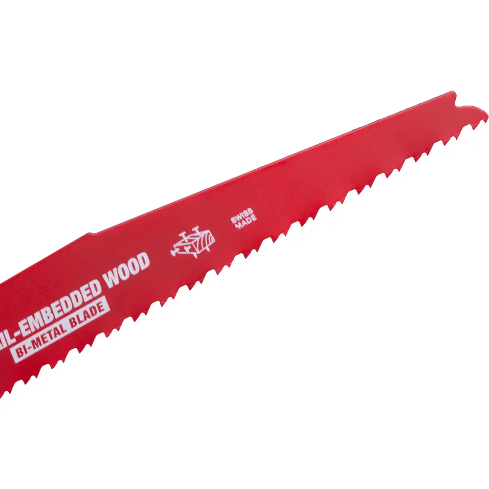 9" 4/6TPI Bi-Metal Reciprocating Saw Blade for Nail-Embedded Wood