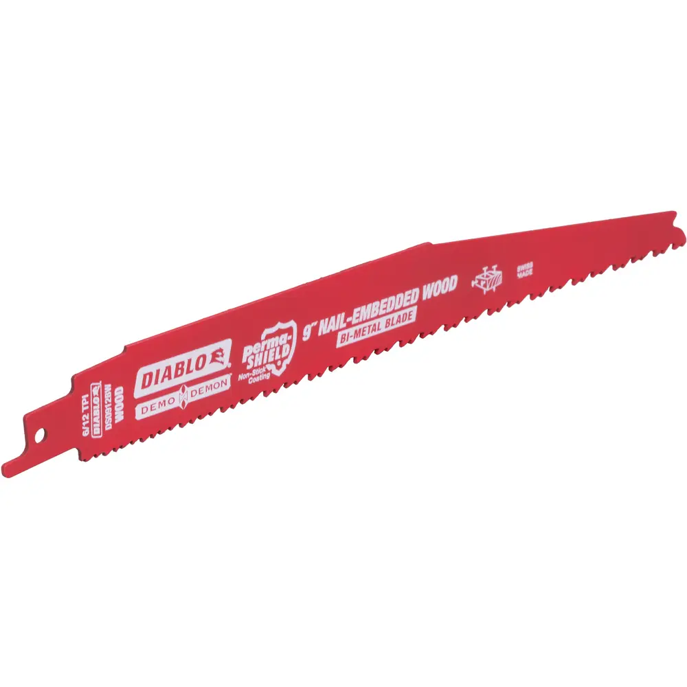 9" 4/6TPI Bi-Metal Reciprocating Saw Blade for Nail-Embedded Wood 3 9" 4/6TPI Bi-Metal Reciprocating Saw Blade for Nail-Embedded Wood
