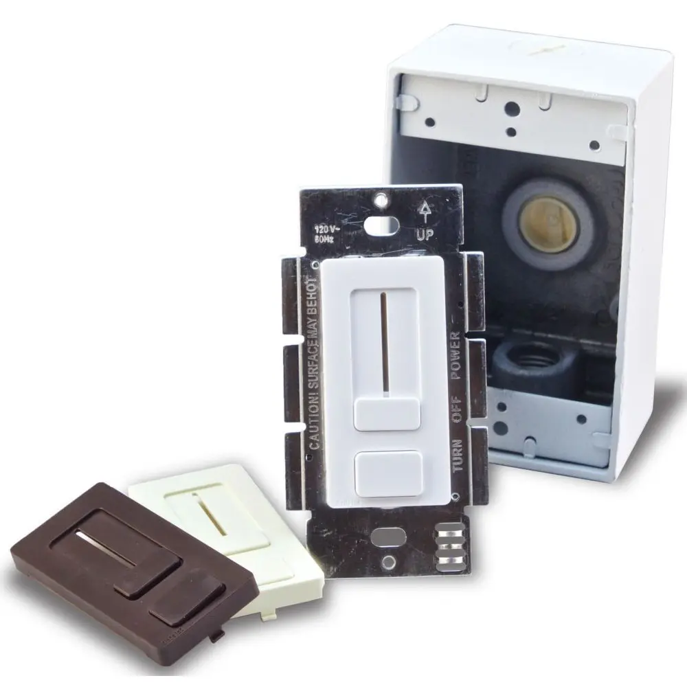 120 VAC/12 VDC SWITCHEX® Driver and Dimmer Switch, 60 W, Single-Pole
