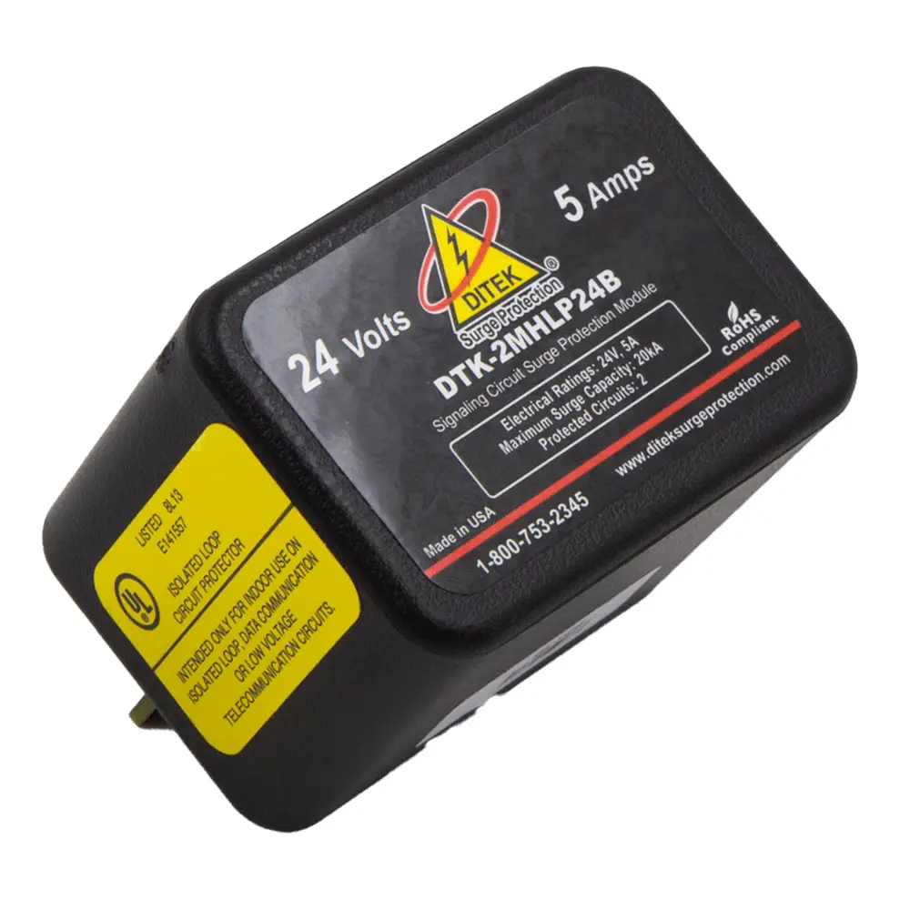 Data and Signaling Circuit Surge Protection Module, 5A, 24 VAC