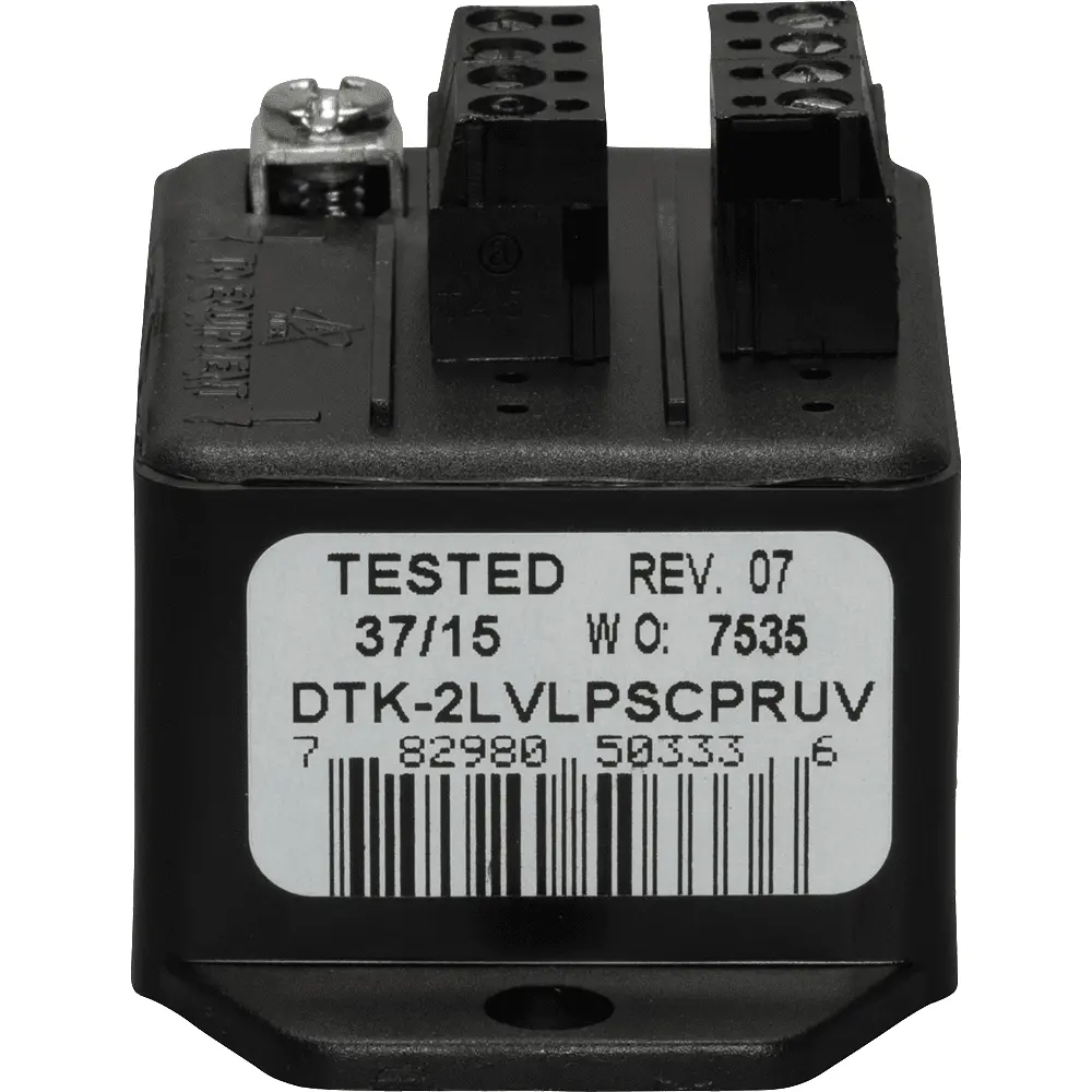 Low Voltage Surge Protector, 2 Pair, 22 AWG to 16 AWG, 15A Sneak Current Protection