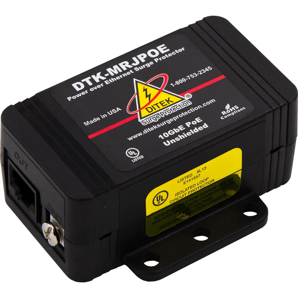 Power Over Ethernet Surge Protector