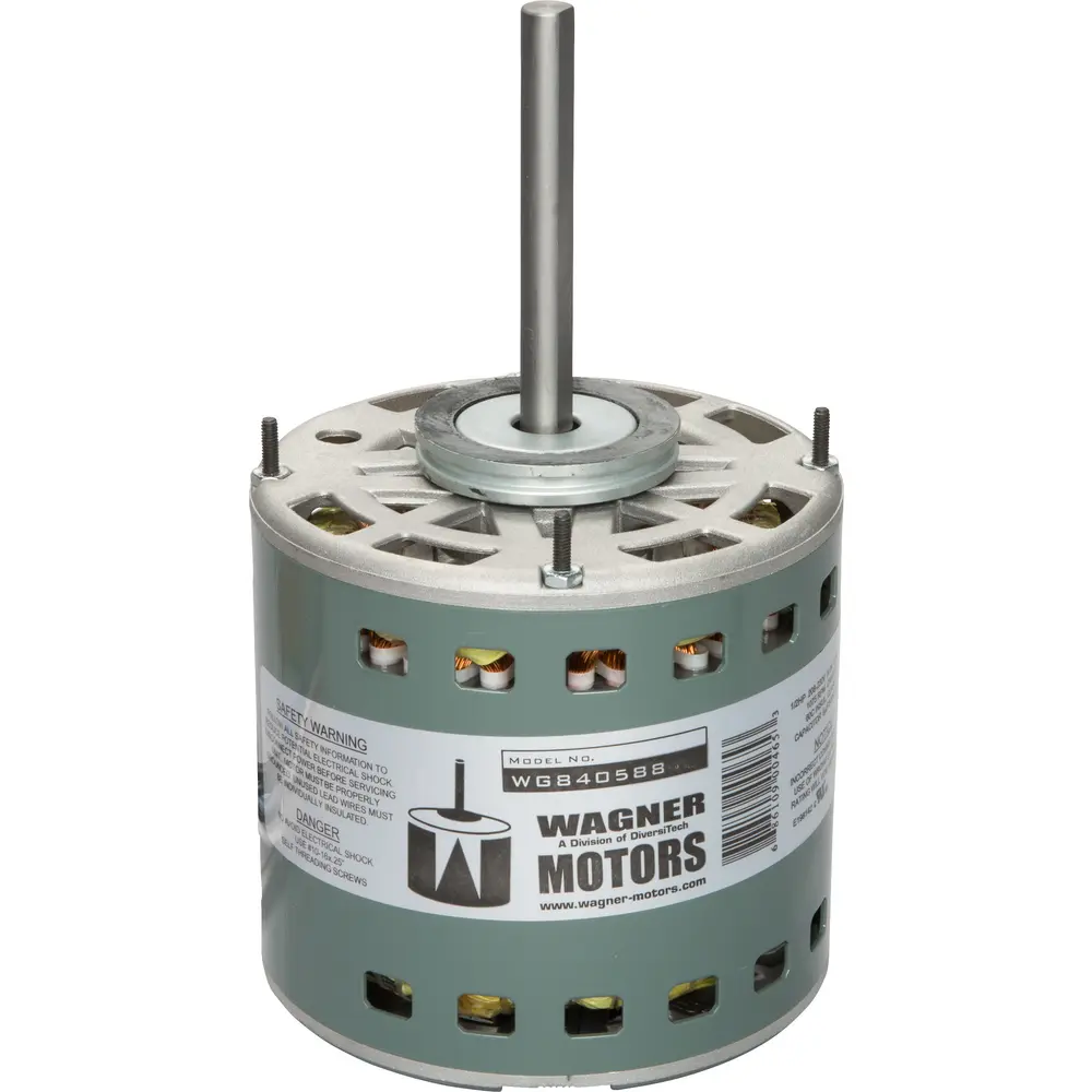 Direct Drive Furnace Blower Motor, 1/2HP, 1075/3 RPM, 2.7FLA, 208-230 VAC