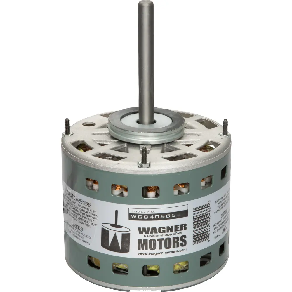 Direct Drive Furnace Blower Motor, 1/3HP, 1075/3 RPM, 5.0FLA, 115 VAC