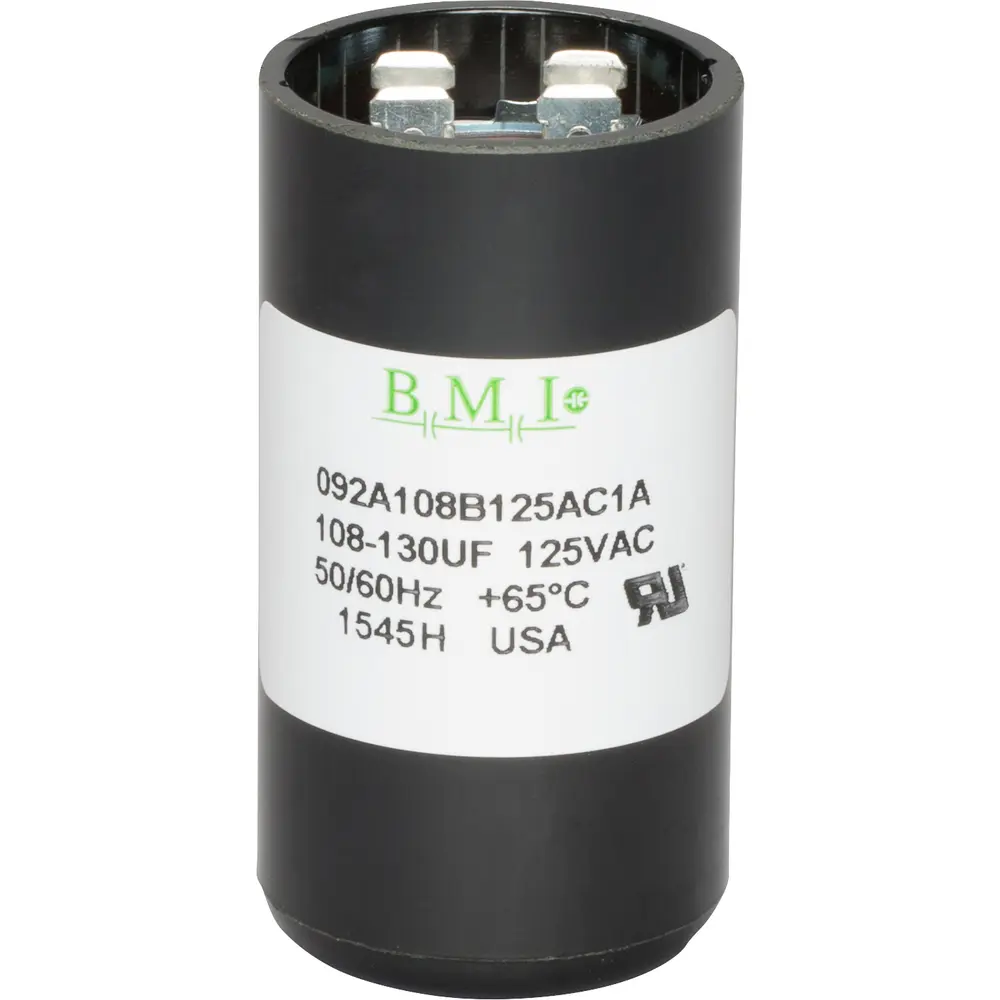 Motor Start Capacitor,110/125 VAC,Ducted 1 Motor Start Capacitor,110/125 VAC,Ducted