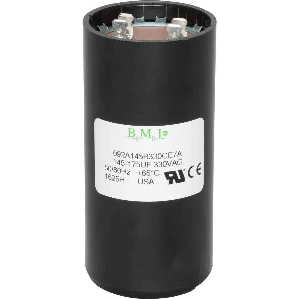 Motor Start Capacitor, 330 VAC, 145-175 uF