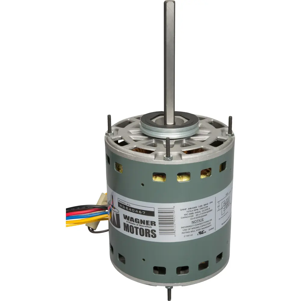 Multiple Horsepower Direct Drive Furnace Blower Motor, 208-230 VAC, 1075/4 Speed, 3/4HP Max 1 Multiple Horsepower Direct Drive Furnace Blower Motor, 208-230 VAC, 1075/4 Speed, 3/4HP Max