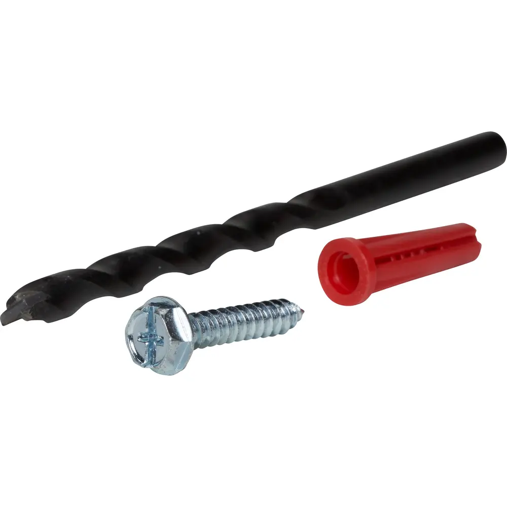 #10 Red Conical Anchor Kit w/ Hex Head Combo Drive Screws