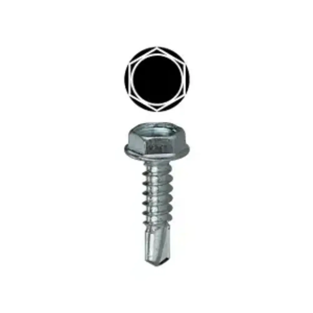#10 x 1/2 in. Hex Washer Head Self Drilling Screw
