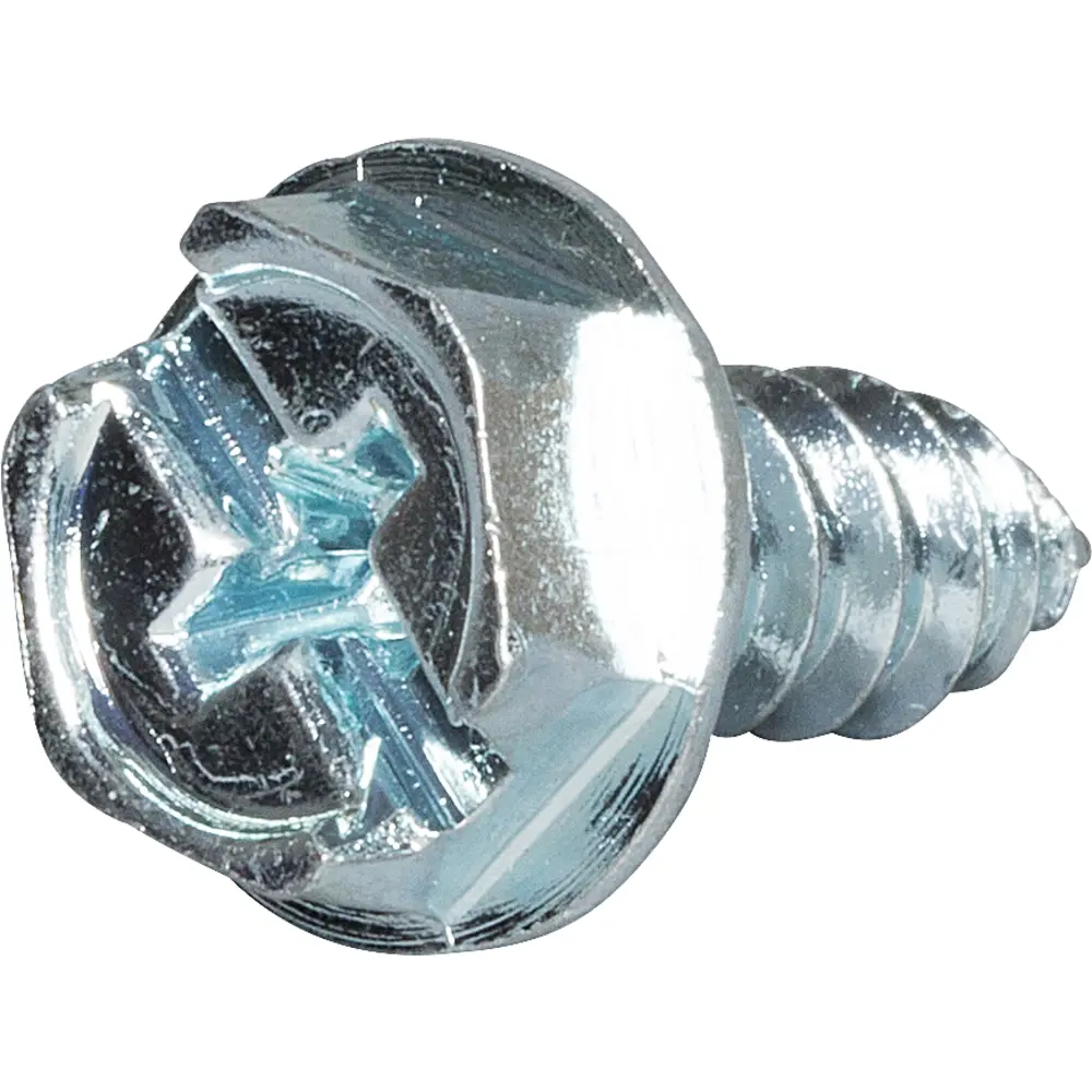 #10 x 1/2 in. Phillips/Slotted Hex Washer Head Sheet Metal Screw