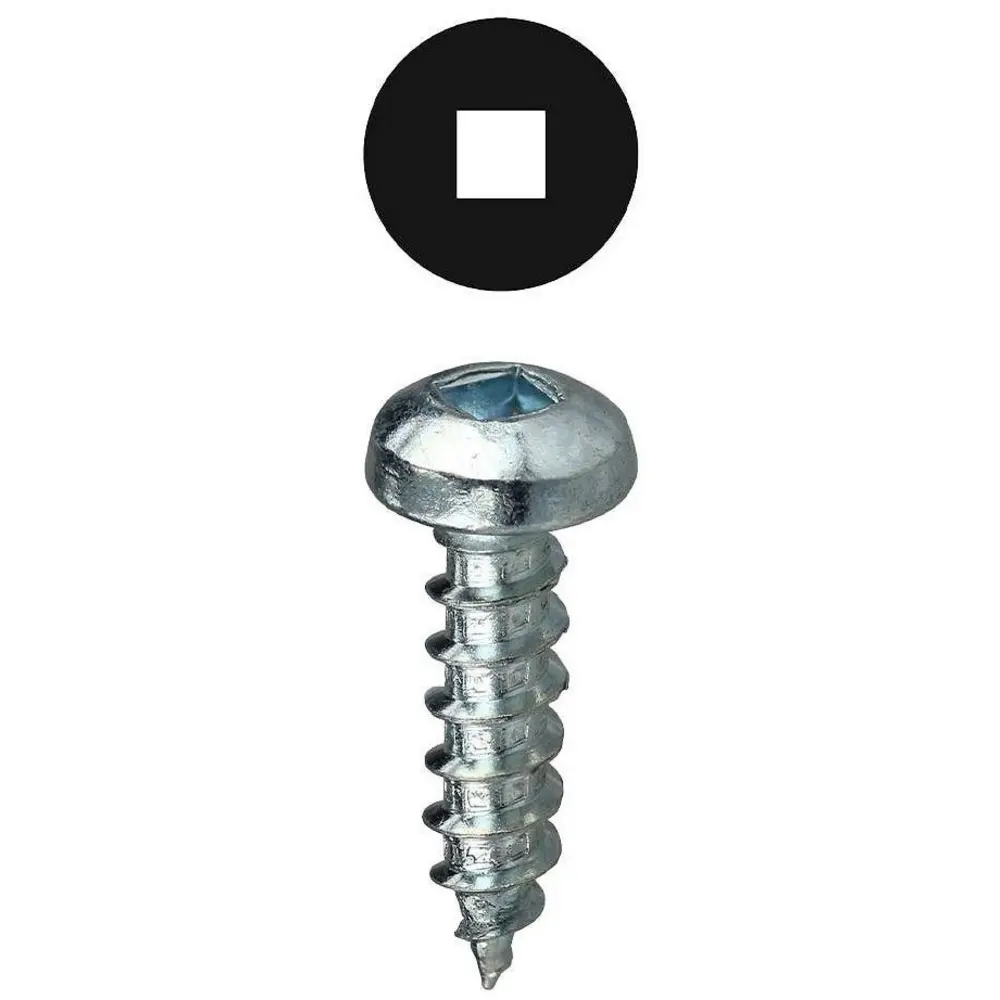 #10 x 1 in. Square Drive Pan Head Sheet Metal Screw