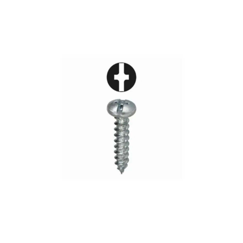 #10 x 2 in. Phillips/Slotted Pan Head Sheet Metal Screw