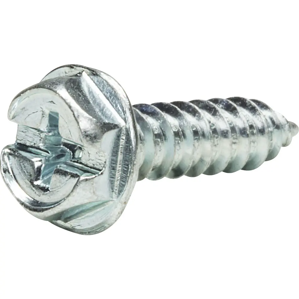 #10 x 3/4 in. Phillips/Slotted Hex Washer Head Sheet Metal Screw 1 #10 x 3/4 in. Phillips/Slotted Hex Washer Head Sheet Metal Screw