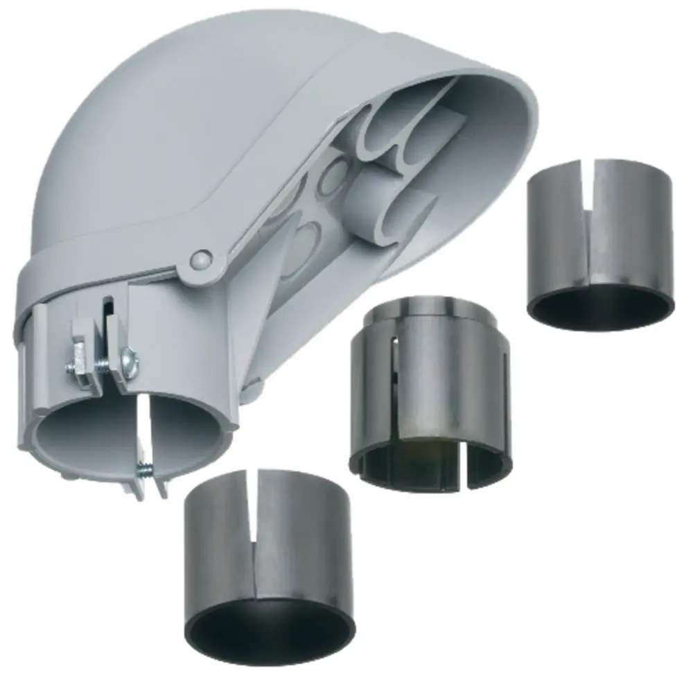 1-1/4" - 1-1/2" PVC Entrance Cap w/ Adapters & Sleeves 2 1-1/4" - 1-1/2" PVC Entrance Cap w/ Adapters & Sleeves