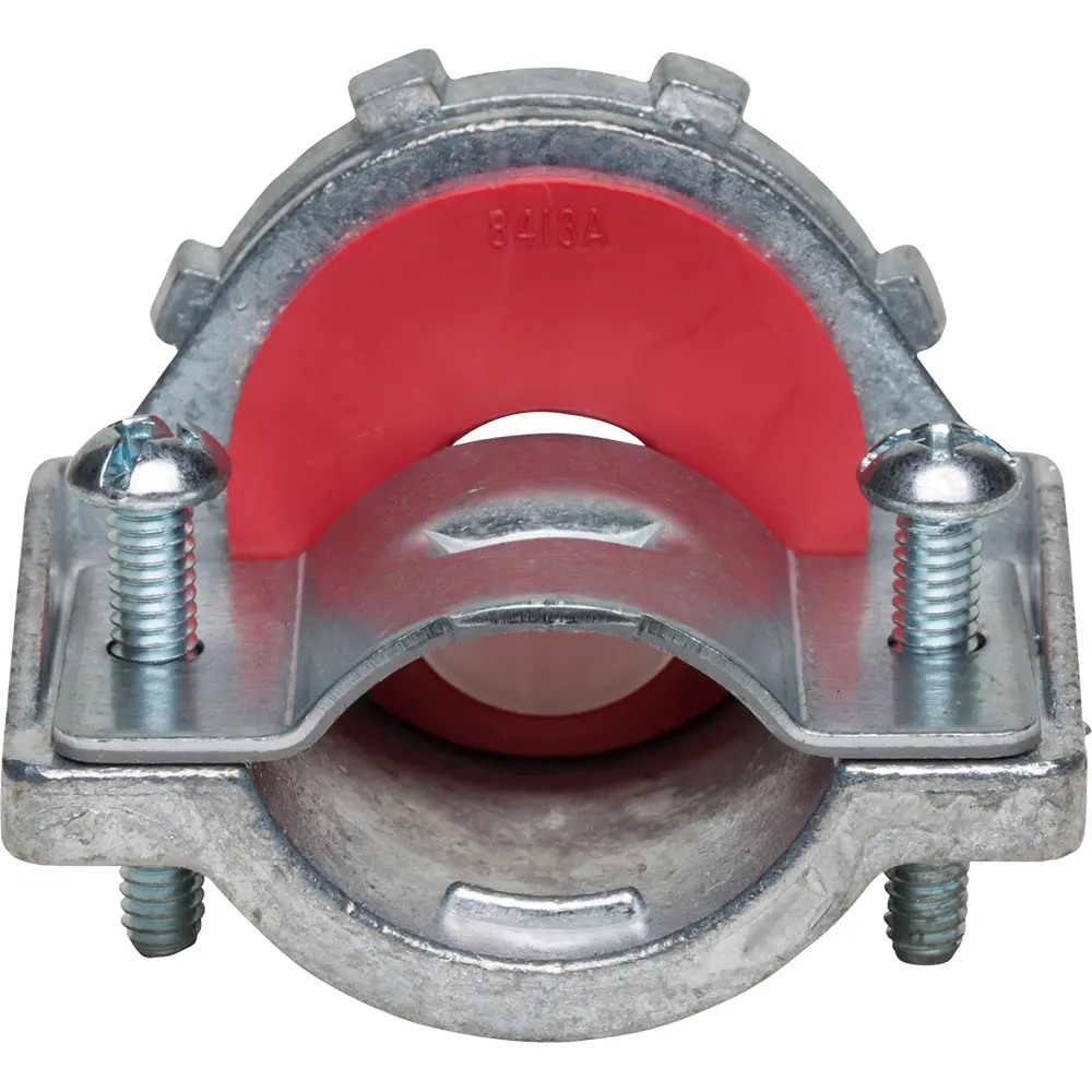 1-1/4" Connector for Larger MC Cable, Silver