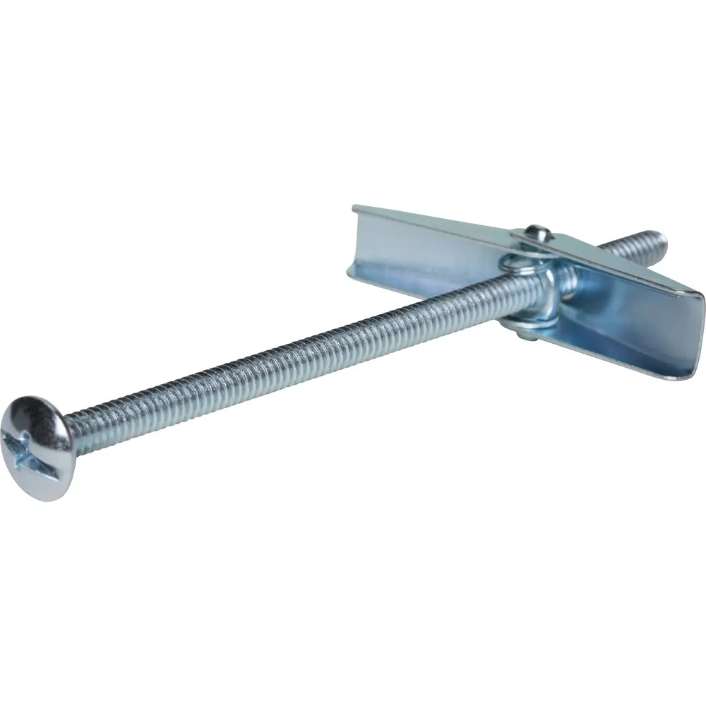 3/16" x 4" Phillips/Slotted Mushroom Head Toggle Bolt