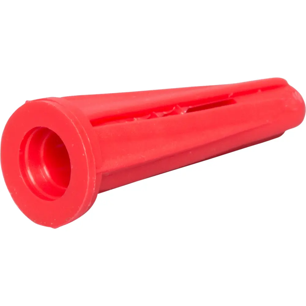#6-10 Red Conical Plastic Anchor