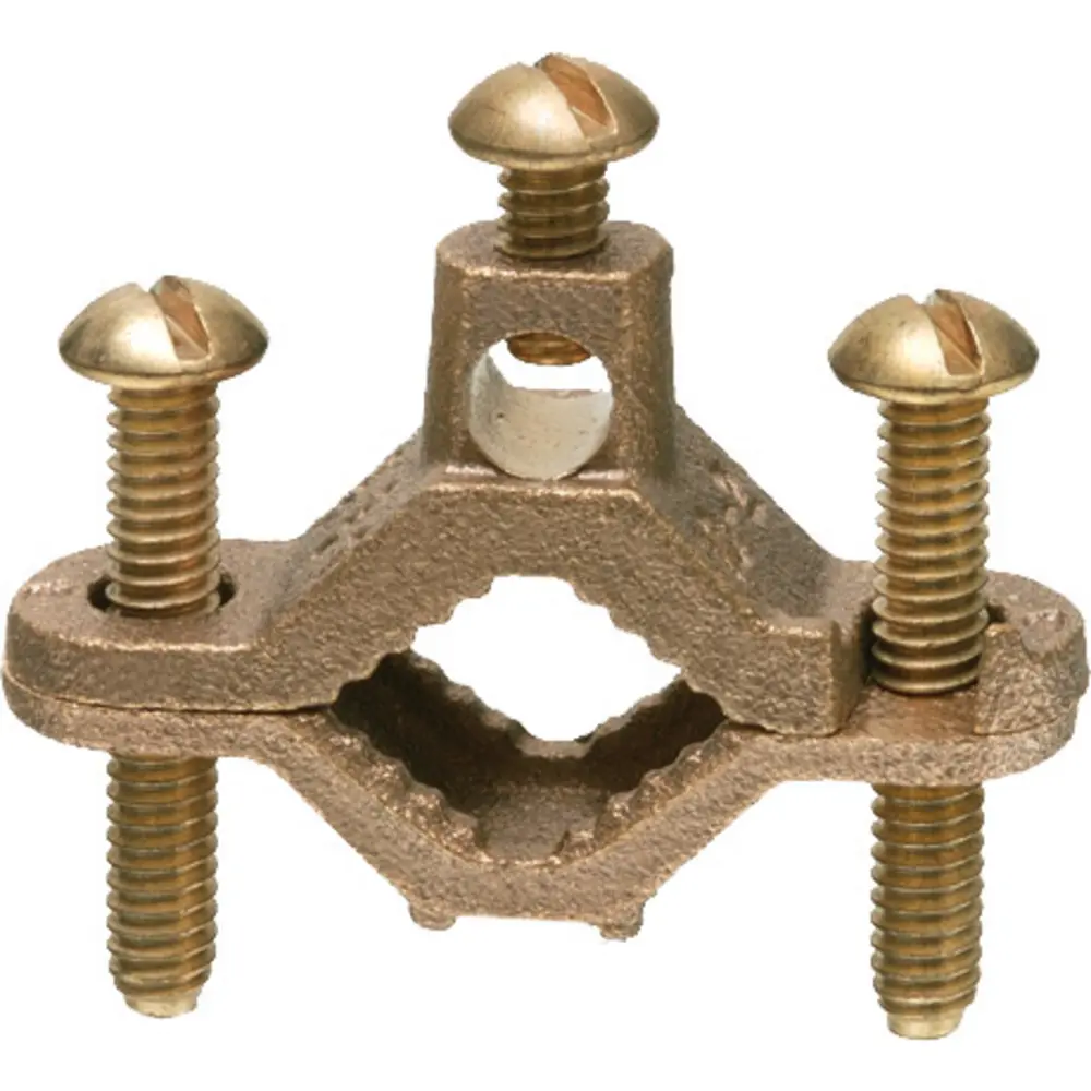 1/2"-1" Bronze Bare Wire Ground Clamps