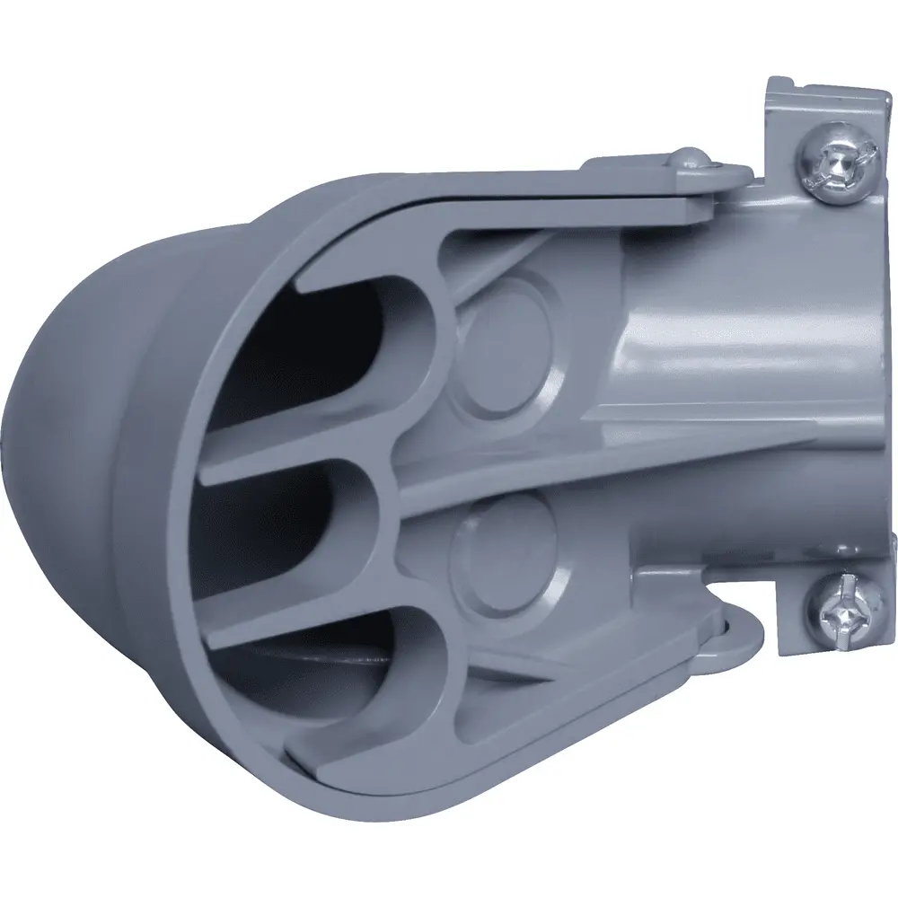 1/2", 3/4", 1" PVC Entrance Cap w/ Adapters & Sleeves