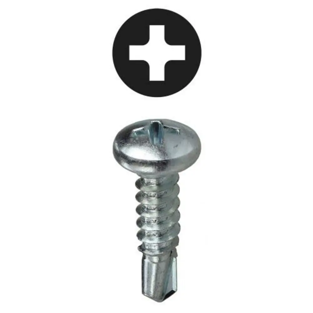 #8 x 1-1/2 in. Phillips Pan Head Self Drilling Screw